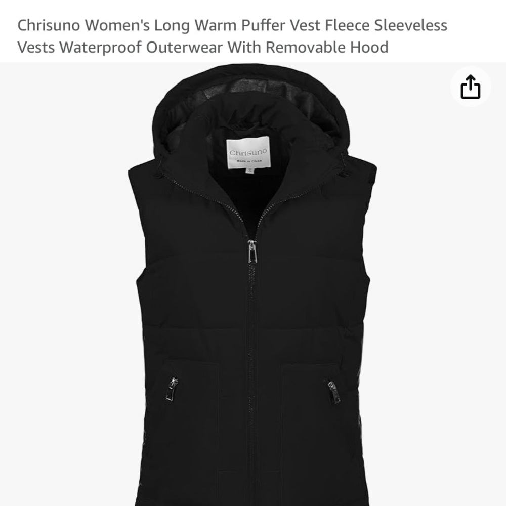 Women’s Long Puffer Vest